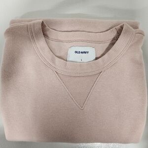 Old Navy Men's Soft Blush Crewneck Sweatshirt, Size Large